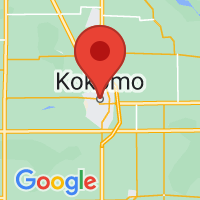 Map of Kokomo, IN US